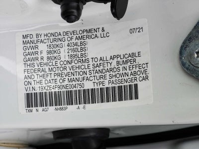 2022 Honda Insight Touring CVT