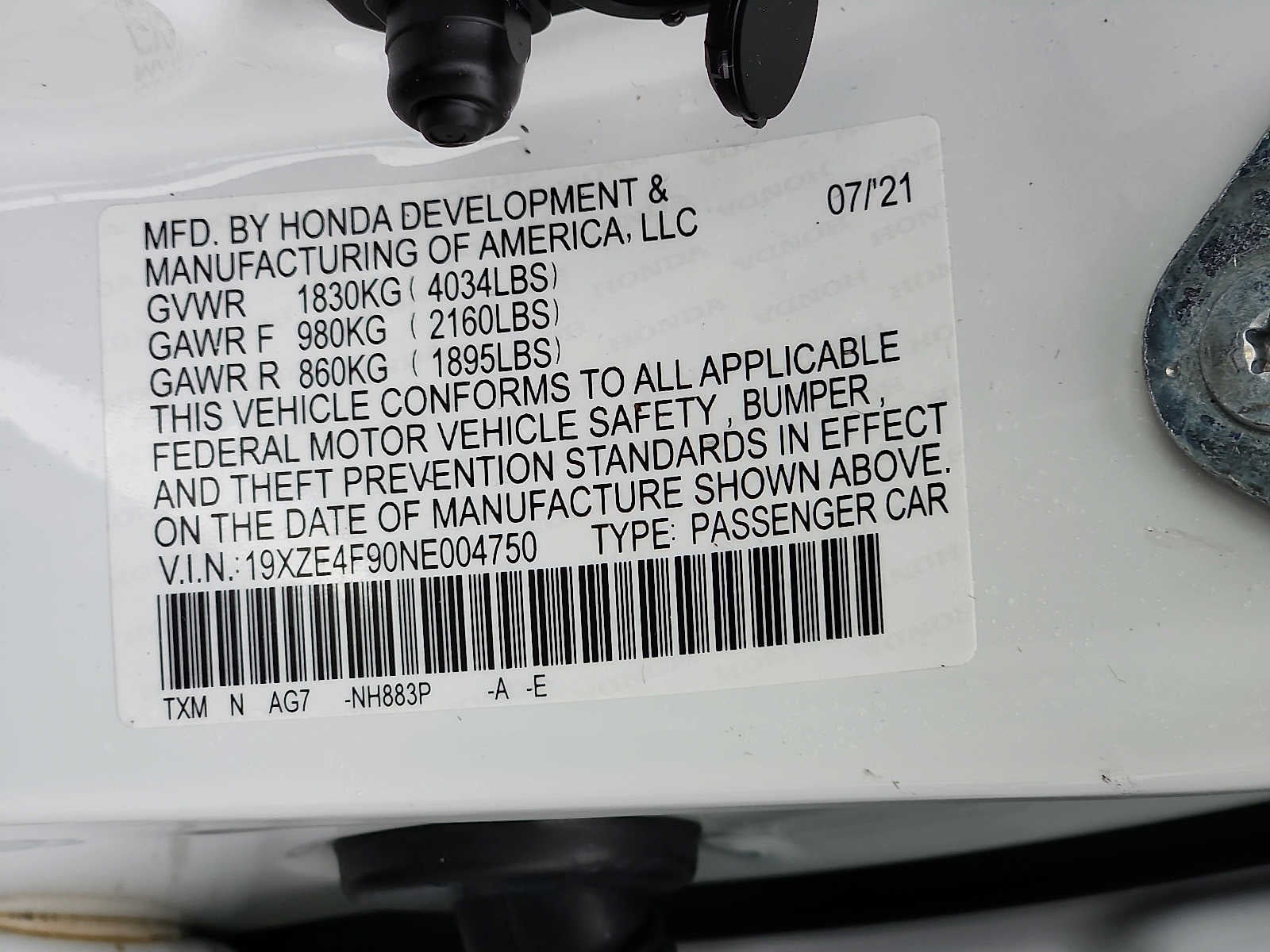 2022 Honda Insight Touring CVT