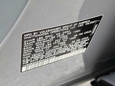 2021 Volkswagen Atlas Cross Sport 3.6L V6 SE w/Technology 4MOTION