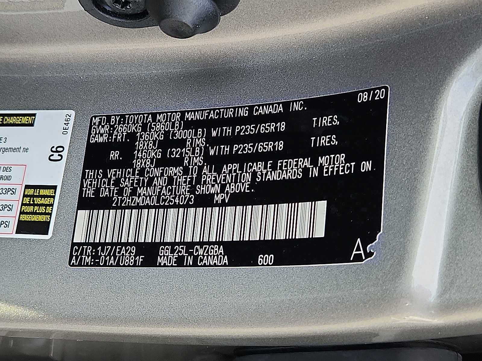 2020 Lexus RX RX 350 AWD