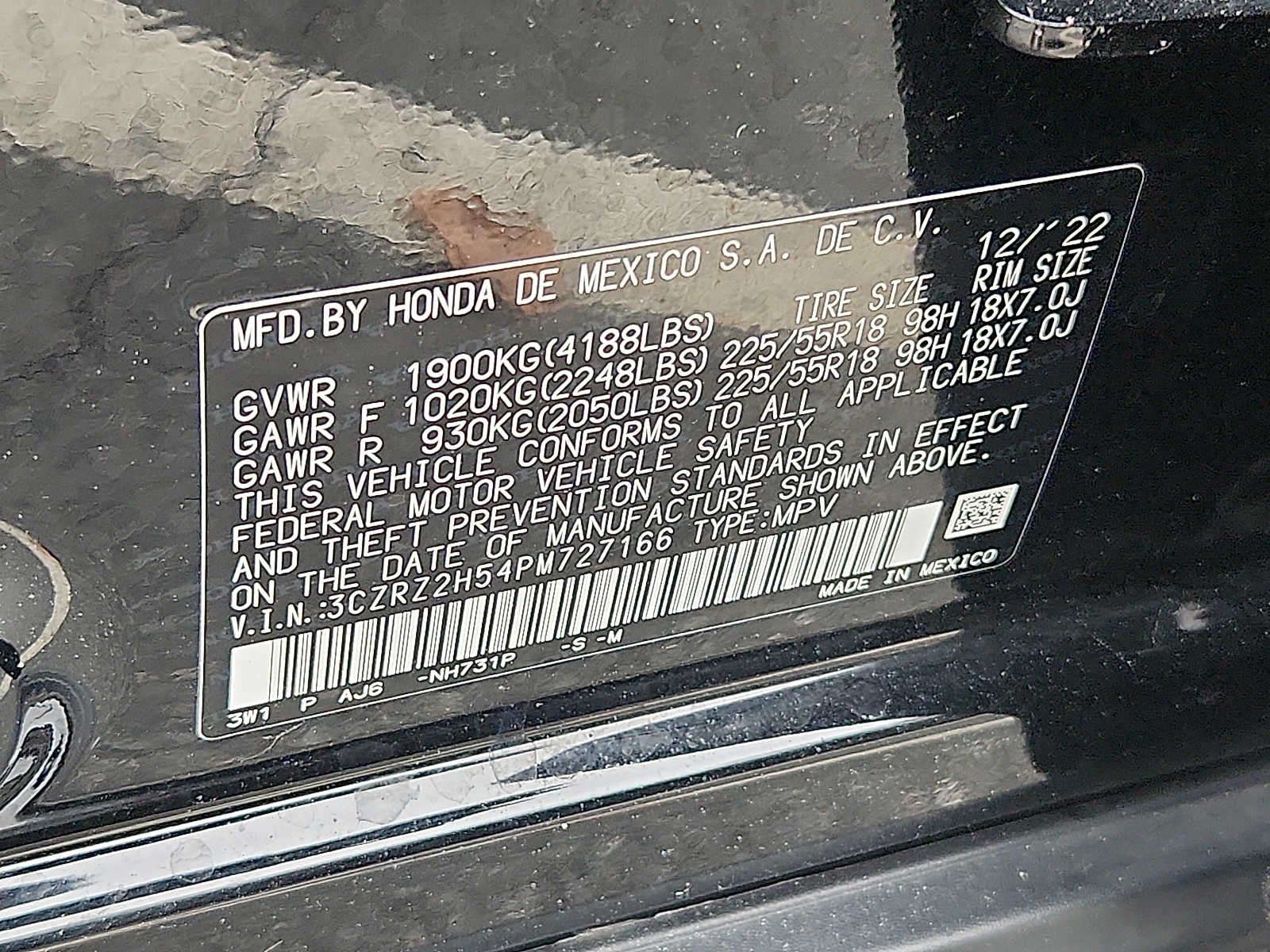 2023 Honda HR-V Sport AWD CVT