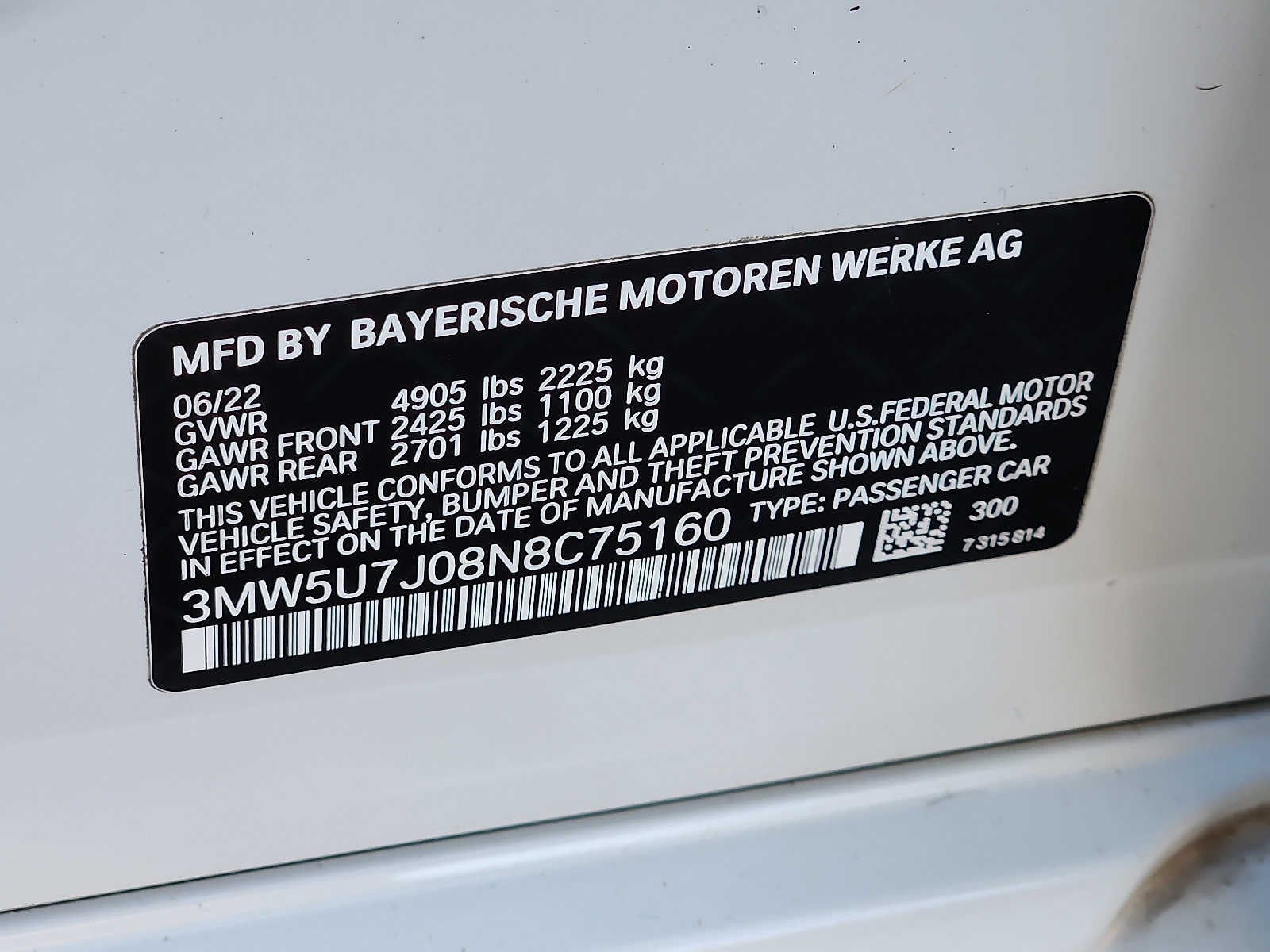 2022 BMW 3 Series M340i Sedan North America