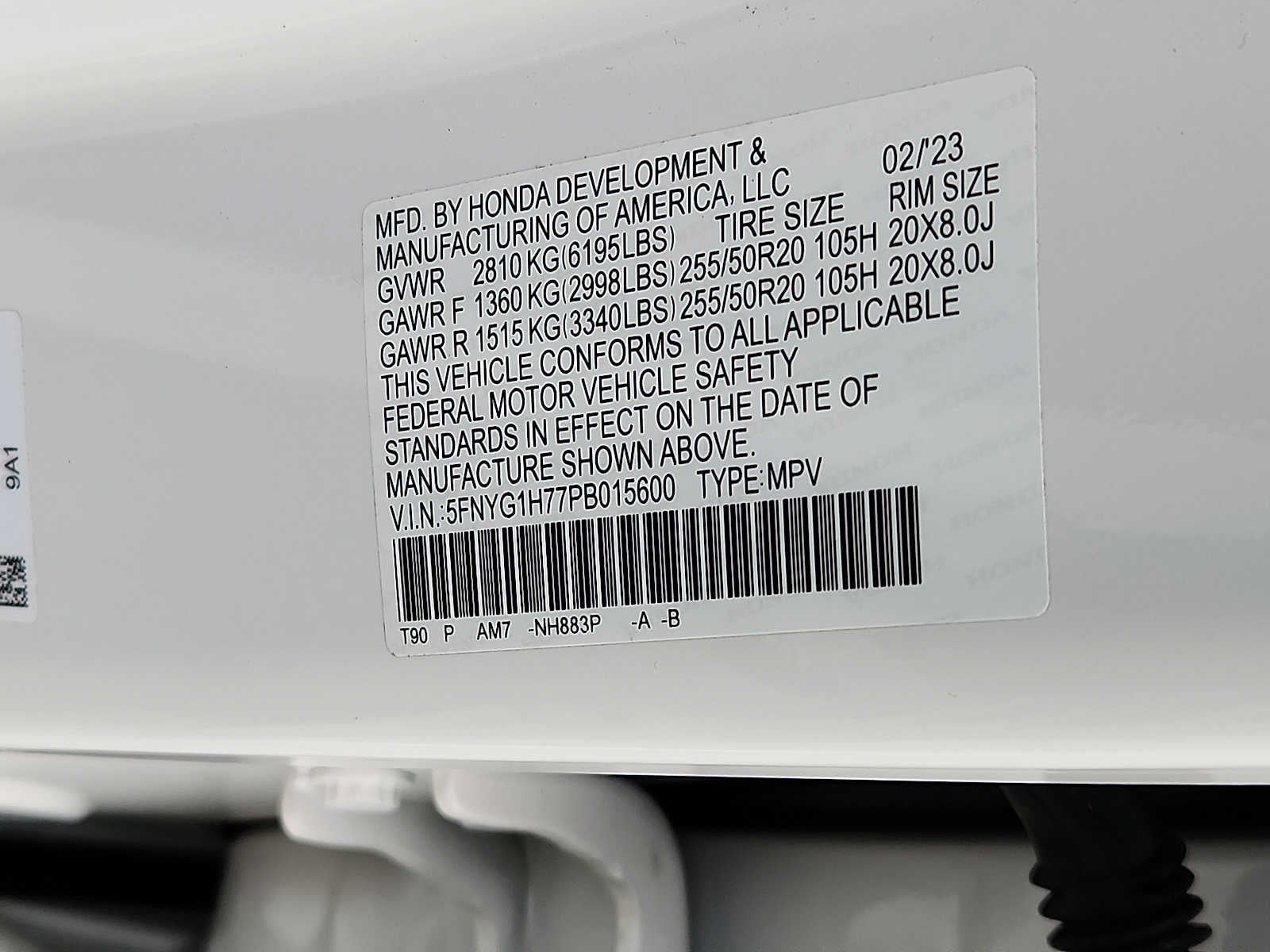 2023 Honda Pilot Touring AWD