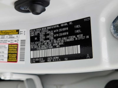 2022 Toyota Highlander XLE AWD