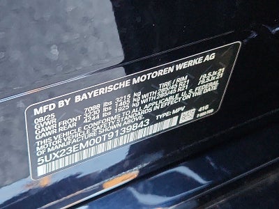 2026 BMW X7 xDrive40i Sports Activity Vehicle