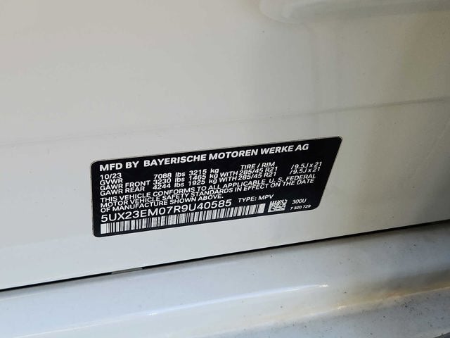 2024 BMW X7 xDrive40i Sports Activity Vehicle