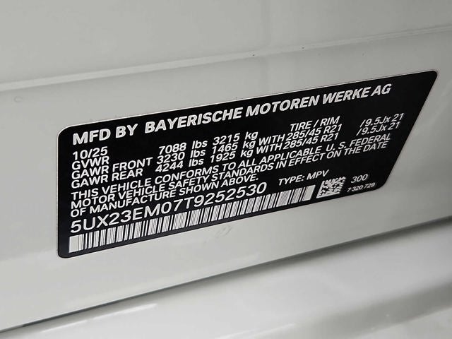 2026 BMW X7 xDrive40i Sports Activity Vehicle