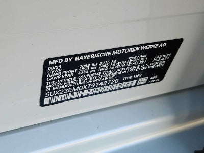 2026 BMW X7 xDrive40i Sports Activity Vehicle