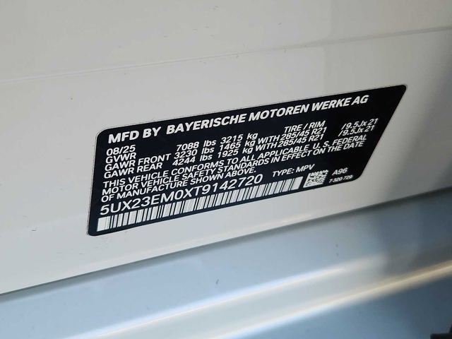 2026 BMW X7 xDrive40i Sports Activity Vehicle