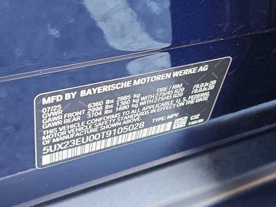 2026 BMW X5 xDrive40i Sports Activity Vehicle