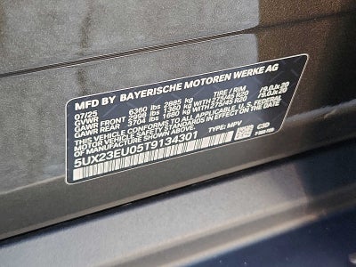 2026 BMW X5 xDrive40i Sports Activity Vehicle