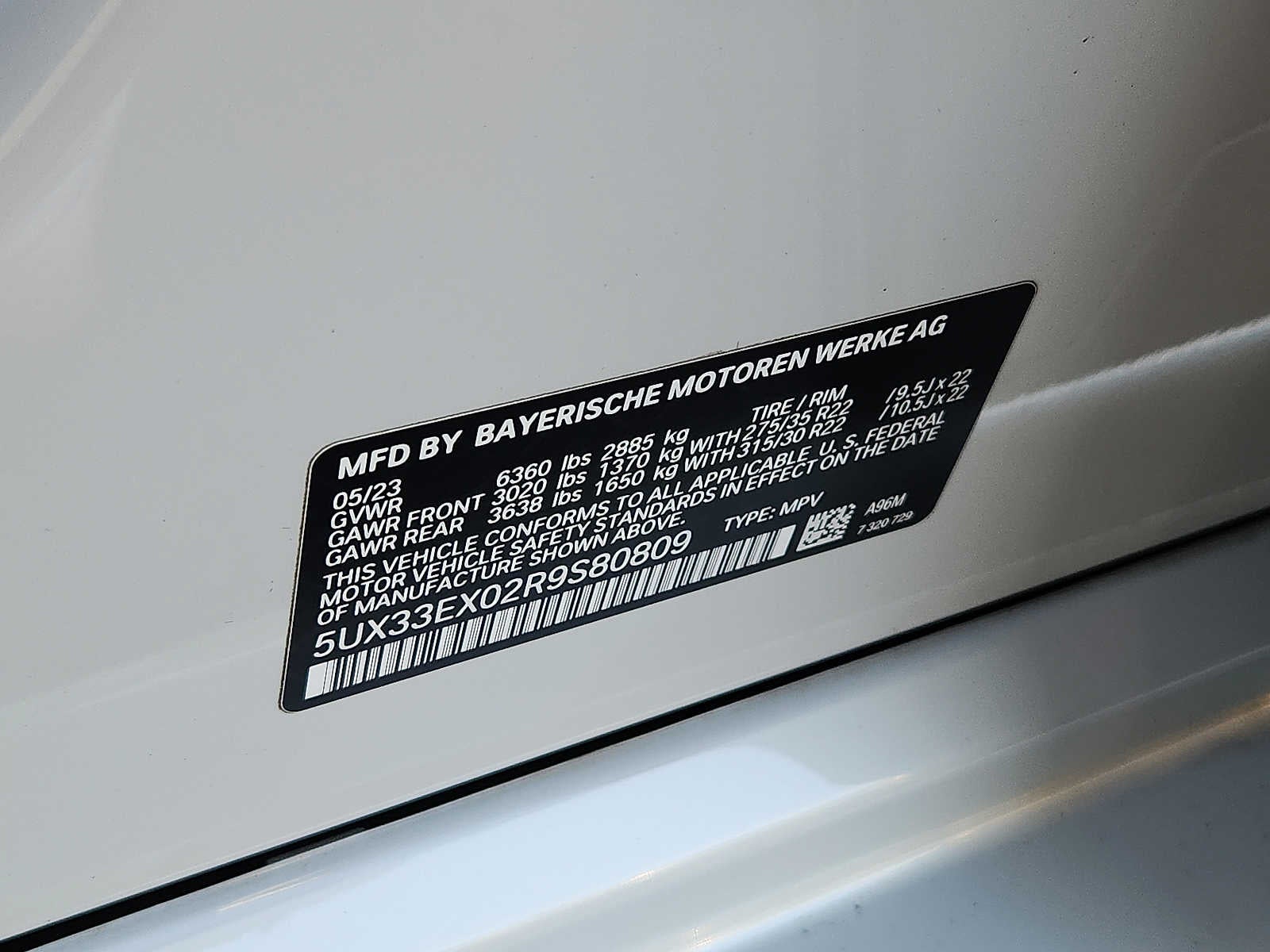 2024 BMW X6 xDrive40i Sports Activity Coupe