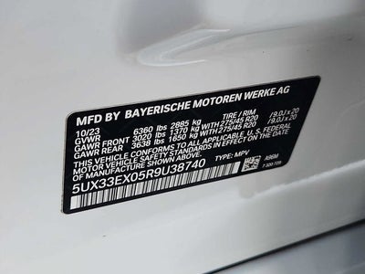 2024 BMW X6 xDrive40i Sports Activity Coupe