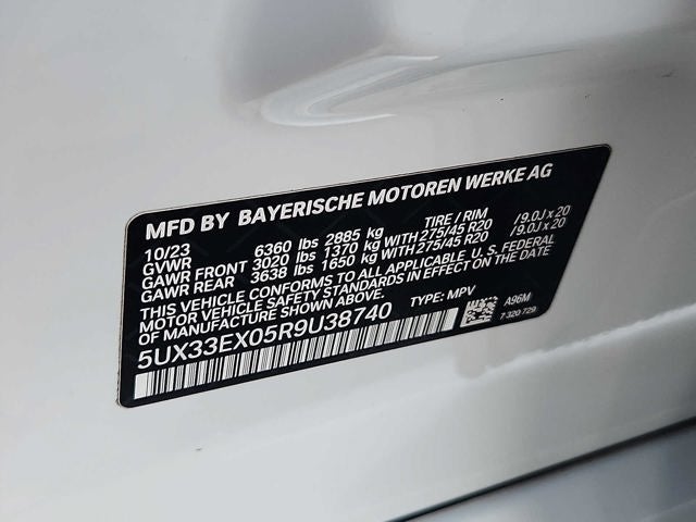 2024 BMW X6 xDrive40i Sports Activity Coupe