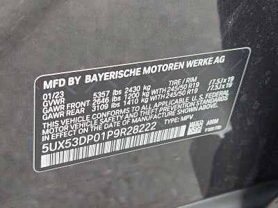 2023 BMW X3 xDrive30i Sports Activity Vehicle