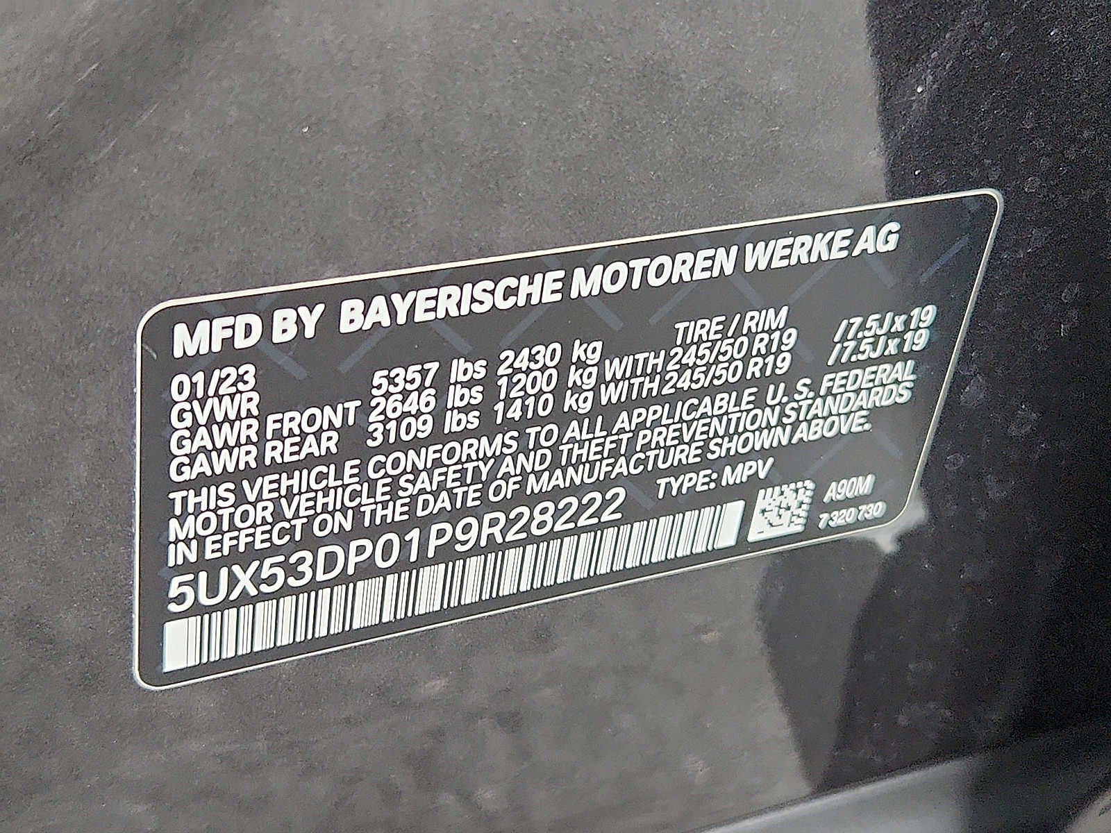 2023 BMW X3 xDrive30i Sports Activity Vehicle