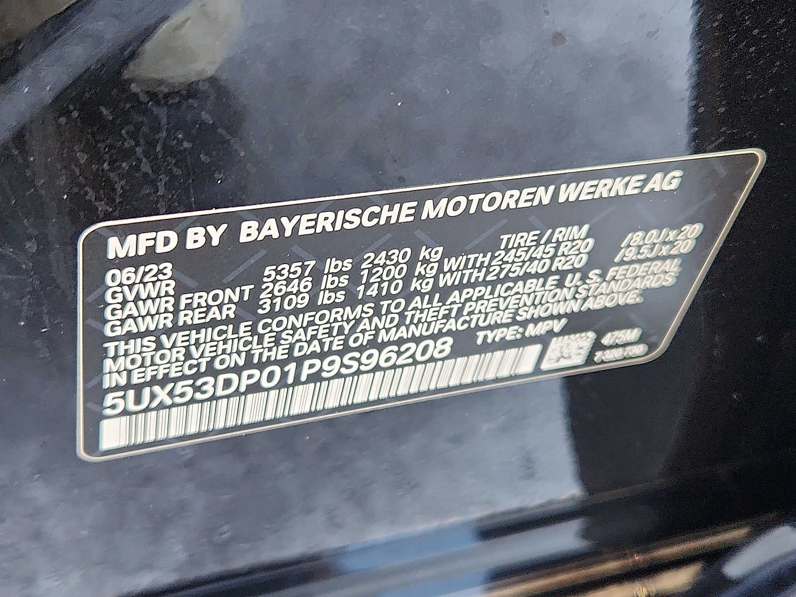 2023 BMW X3 xDrive30i Sports Activity Vehicle