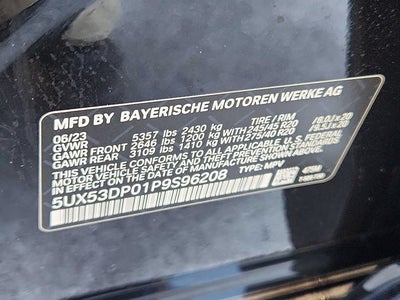 2023 BMW X3 xDrive30i Sports Activity Vehicle