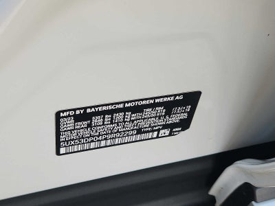 2023 BMW X3 xDrive30i Sports Activity Vehicle