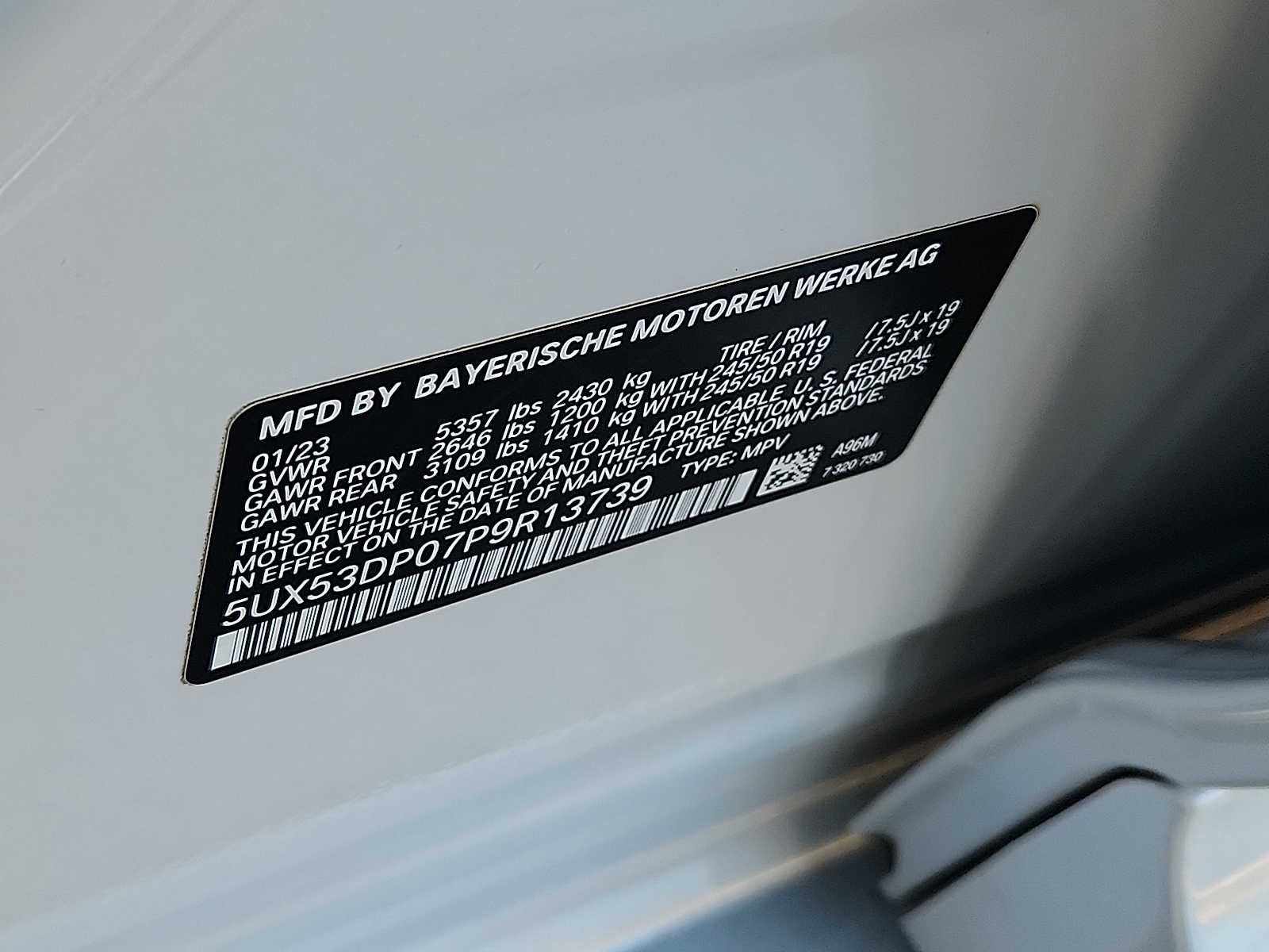 2023 BMW X3 xDrive30i Sports Activity Vehicle