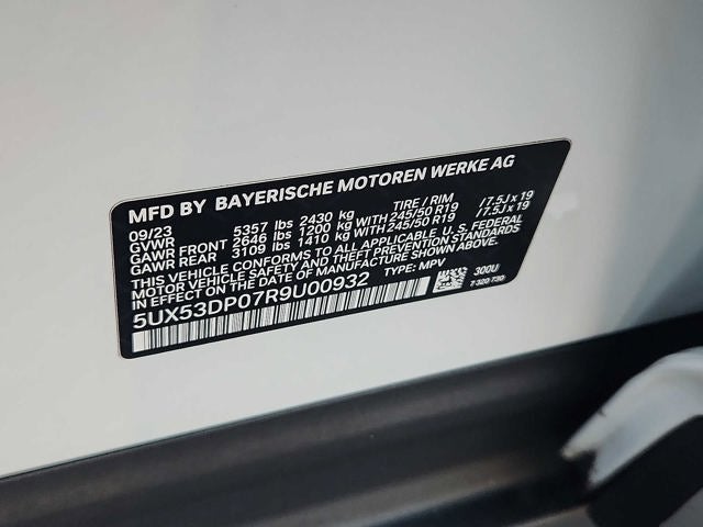 2024 BMW X3 xDrive30i Sports Activity Vehicle