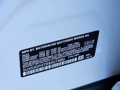 2024 BMW X3 xDrive30i Sports Activity Vehicle