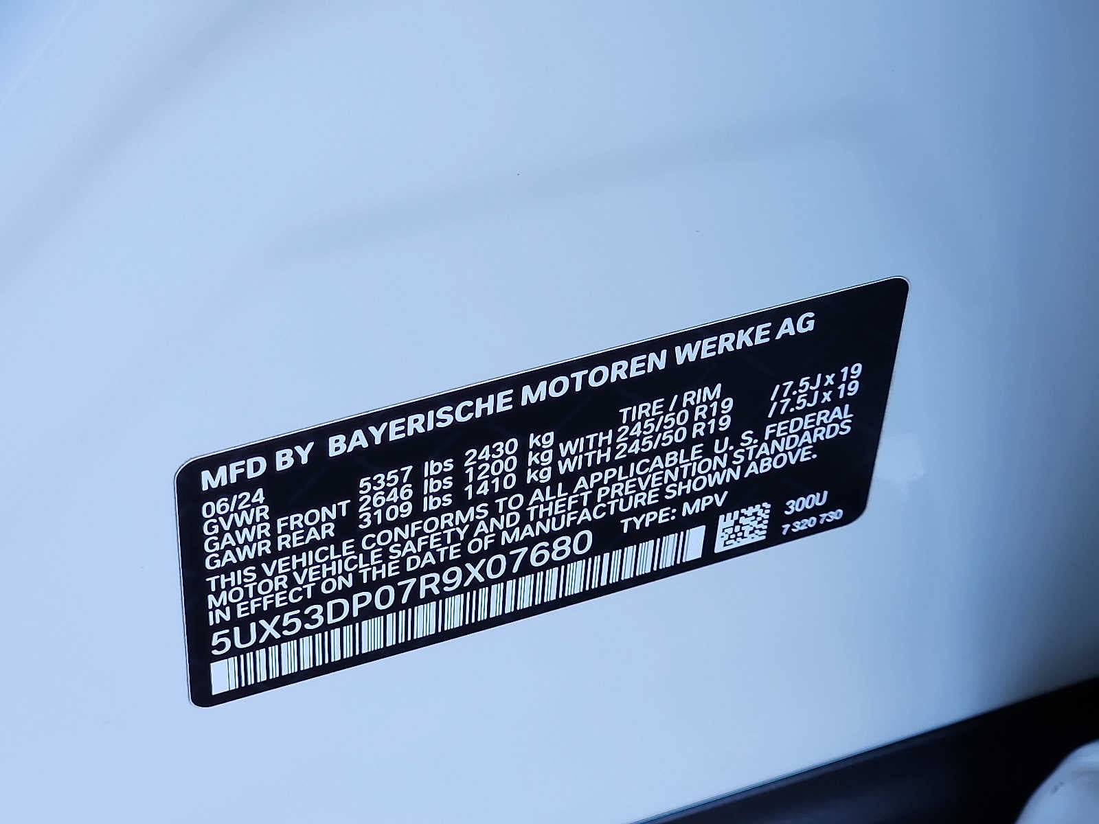 2024 BMW X3 xDrive30i Sports Activity Vehicle