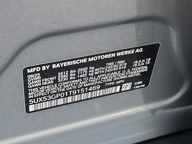 2026 BMW X3 30 xDrive Sports Activity Vehicle