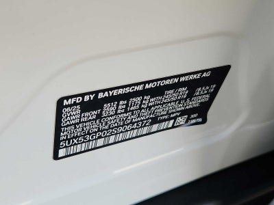 2025 BMW X3 30 xDrive Sports Activity Vehicle