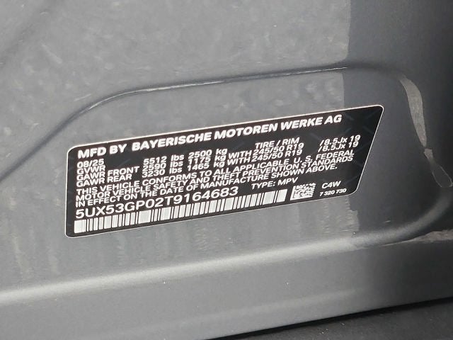 2026 BMW X3 30 xDrive Sports Activity Vehicle