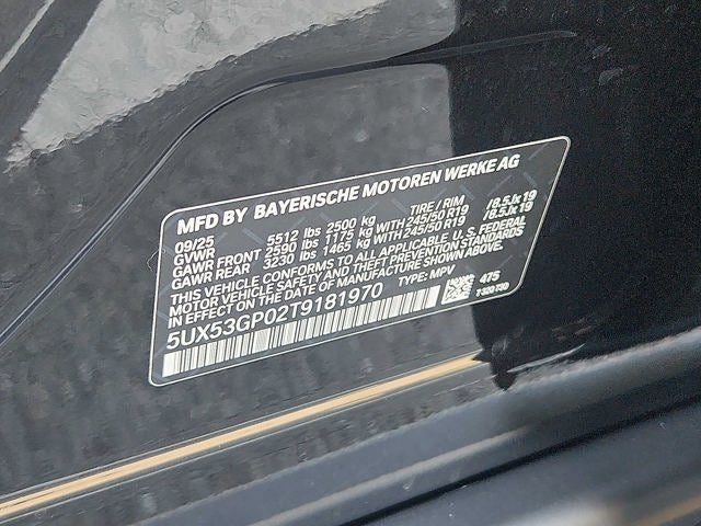 2026 BMW X3 30 xDrive Sports Activity Vehicle