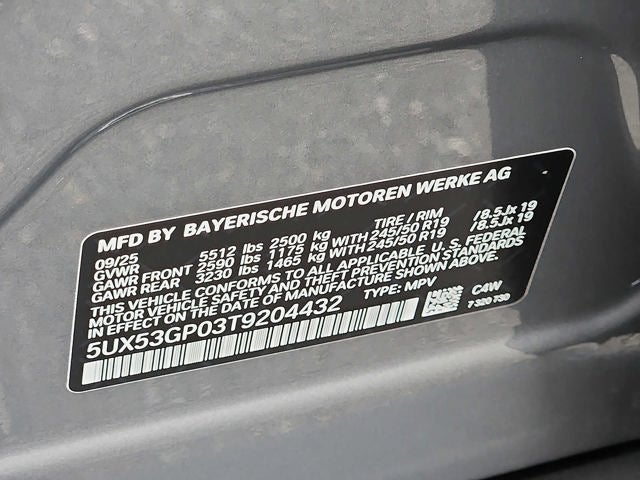 2026 BMW X3 30 xDrive Sports Activity Vehicle