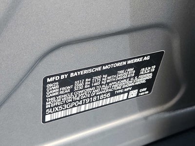 2026 BMW X3 30 xDrive Sports Activity Vehicle