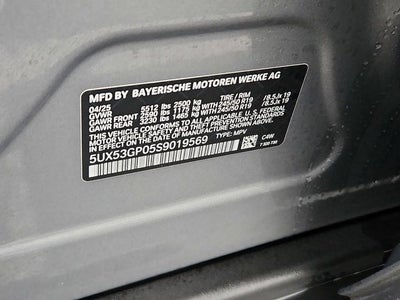 2025 BMW X3 30 xDrive Sports Activity Vehicle