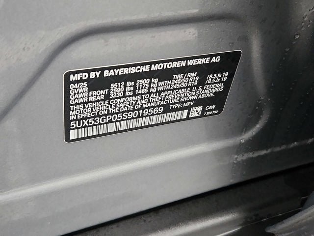 2025 BMW X3 30 xDrive Sports Activity Vehicle