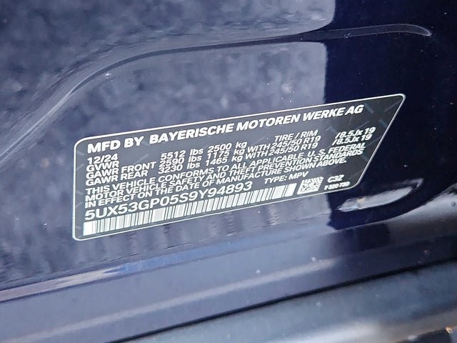 2025 BMW X3 30 xDrive Sports Activity Vehicle