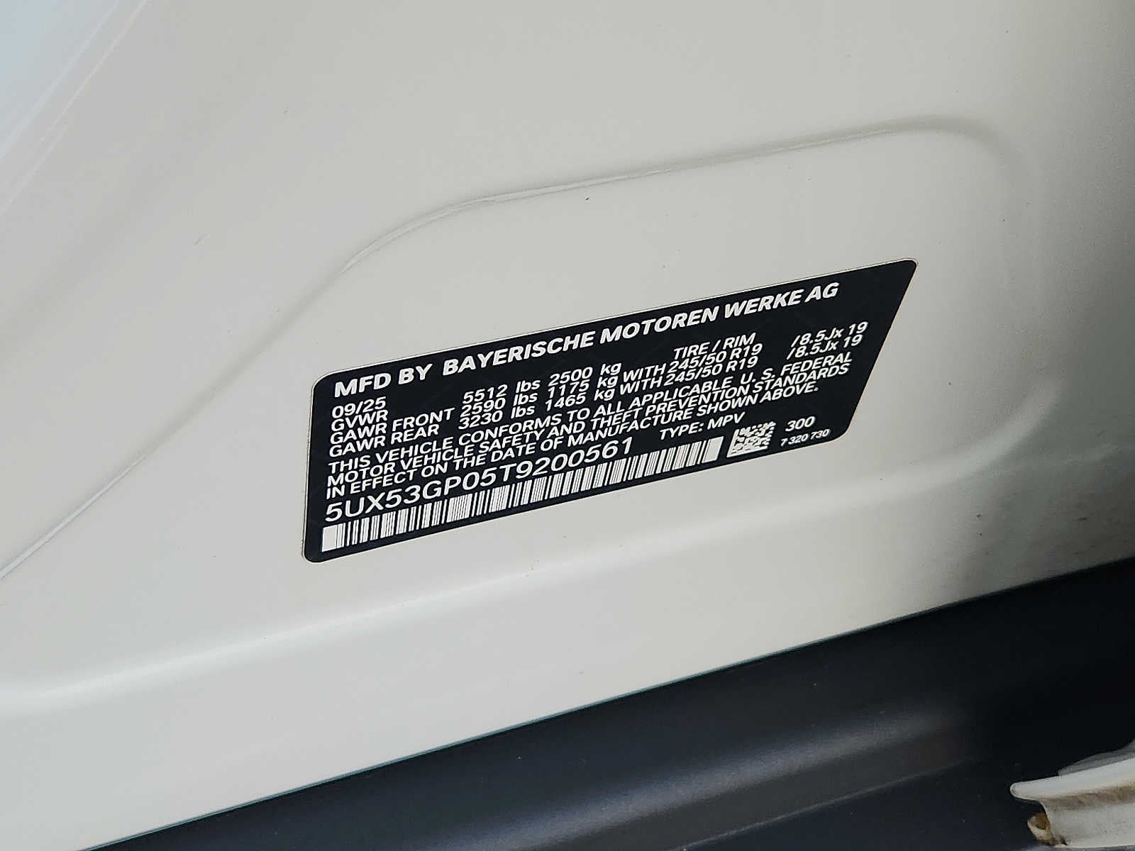 2026 BMW X3 30 xDrive Sports Activity Vehicle