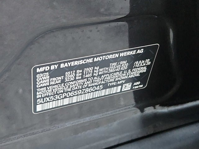 2025 BMW X3 30 xDrive Sports Activity Vehicle