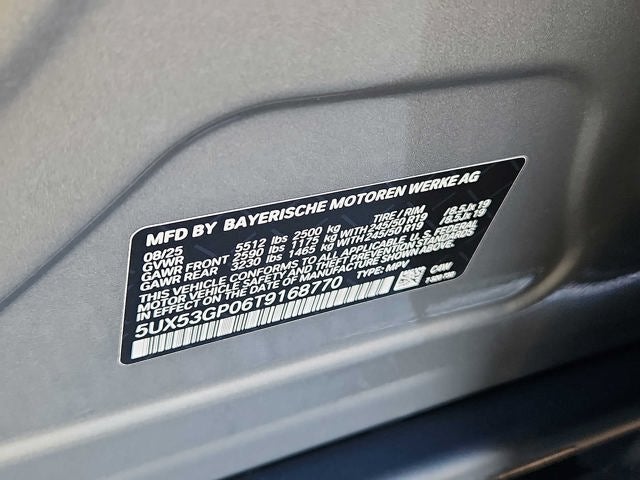 2026 BMW X3 30 xDrive Sports Activity Vehicle