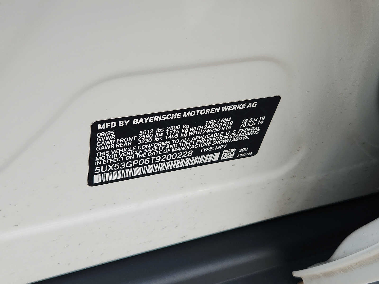 2026 BMW X3 30 xDrive Sports Activity Vehicle
