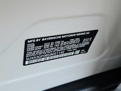 2025 BMW X3 30 xDrive Sports Activity Vehicle