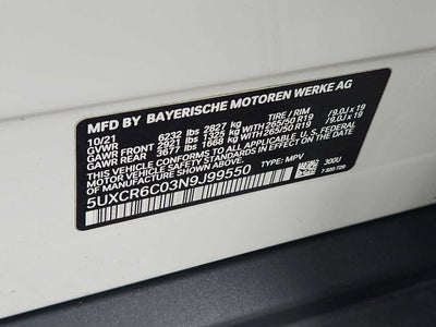 2022 BMW X5 xDrive40i Sports Activity Vehicle