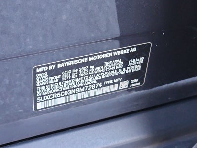 2022 BMW X5 xDrive40i Sports Activity Vehicle