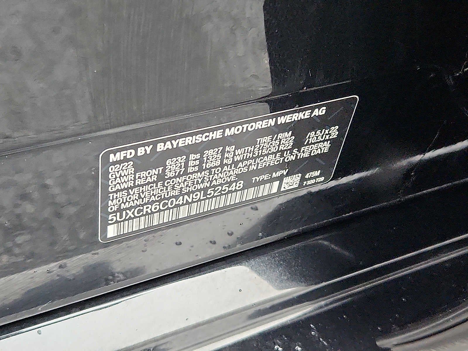 2022 BMW X5 xDrive40i Sports Activity Vehicle