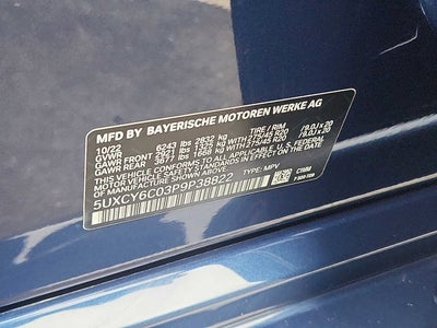 2023 BMW X6 xDrive40i Sports Activity Coupe