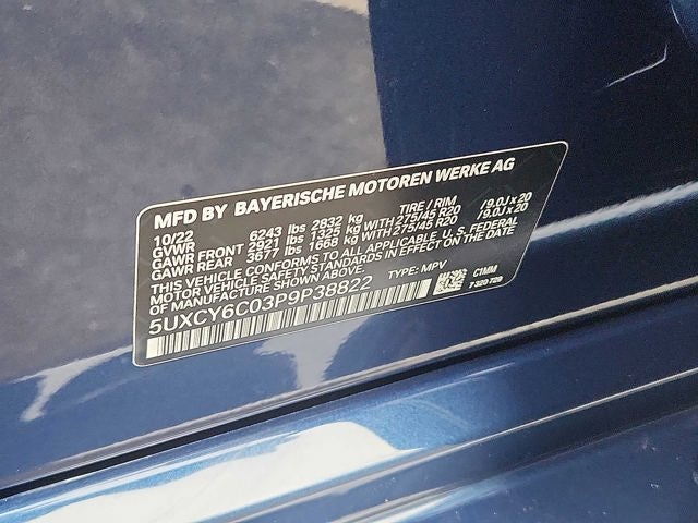 2023 BMW X6 xDrive40i Sports Activity Coupe