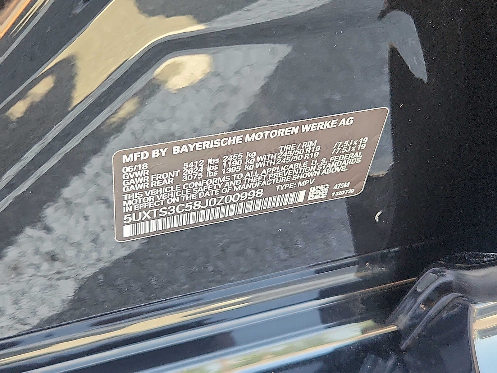2018 BMW X3 M40i Sports Activity Vehicle
