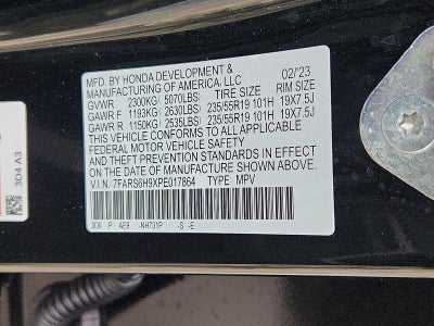 2023 Honda CR-V Hybrid Sport Touring AWD