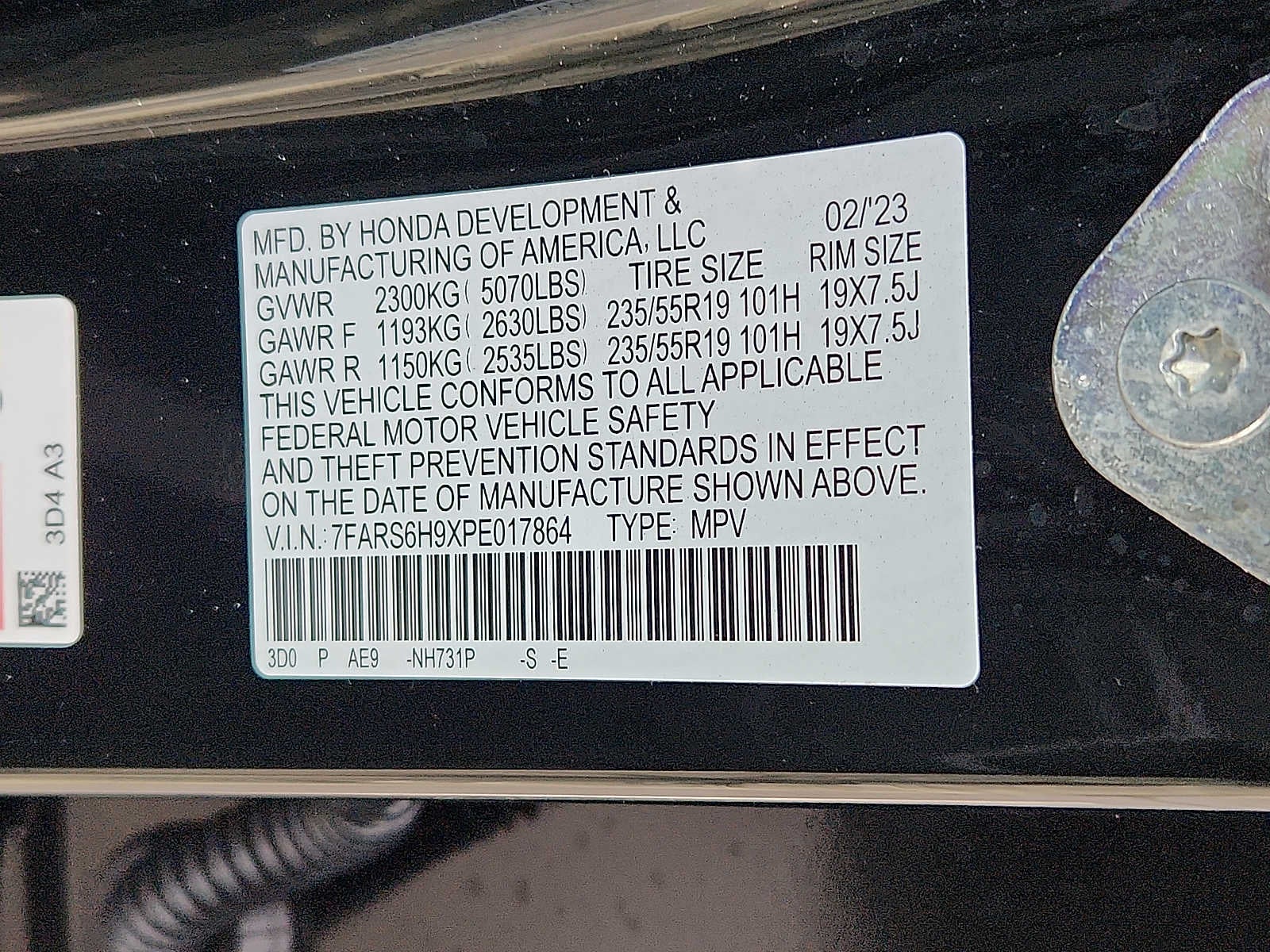 2023 Honda CR-V Hybrid Sport Touring AWD