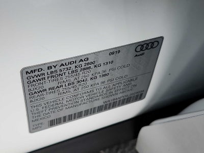 2020 Audi SQ5 Premium Plus 3.0 TFSI quattro